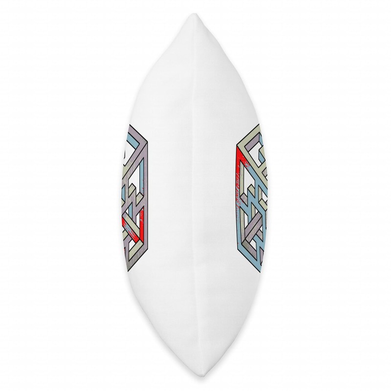 Impossible Cube Throw Pillow