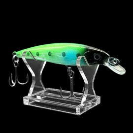 Acrylic Fishing Lure Display Stands, Fishing Lure Display Stands Clear Larger Fishing Lures Easels, for Baits Lure Display,Fishing Lures Storage Decoration for Fishing Store Baits Accessories