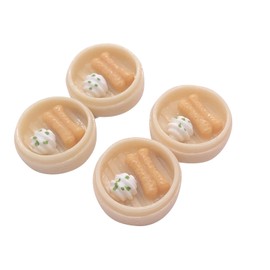 2PCS Simulation Deep Fried Doughnut Hair Clips Funny Hair Barrettes Duckbill Hair Accessories