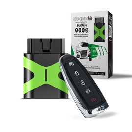 BestKeys DIY Set,Smart Keyless Car Key Fob for Ford Fit for 2017-2019 Escape 2013-2016 Focus SE and Titanium M3N5WY8609 315 mhz (DIY Setup Bundles with Flat Blade)