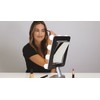 Zadro Melrose LED Makeup Mirrors with 5X/1X Magnifications & Bluetooth