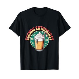 Eggnog Enthusiast Funny Holiday Drink T-Shirt