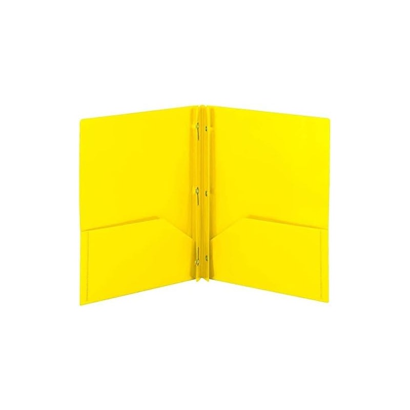 TheBeliver LLC Office Products Plastic Folders with 2 Pockets, Letter
