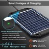 SUNER POWER Waterproof 10W 12V Solar Battery Charger & Maintainer