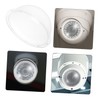 Operitacx Acrylic Clear Camera Dome Cover Transparent Security Cctv Housing