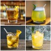 Kiemeu Short Metal Straws For Kids, Small Straws For Cocktails,