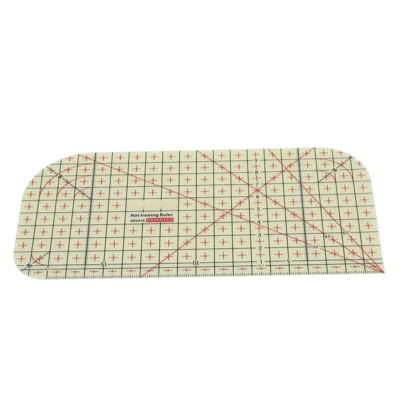 Hot Hem Ruler Professional Heat Resistance Flexible Slip Resistance Sewing