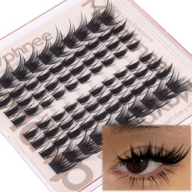 Fox Eye Lash Clusters Cat Eye Lash Extensions Wispy Manga Eyelash Clusters Anime Cluster Eyelash Extensions C Curl & L Curl Cluster Lashes Fairy Left & Right Eye Lashes Clusters by Mavphnee