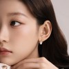 Gold&Deer 14K GF Grace pearl drop one-touch earrings yellow gold