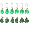 24 Pcs St Patrick's Day Shamrocks Ornaments, Good Luck Clover
