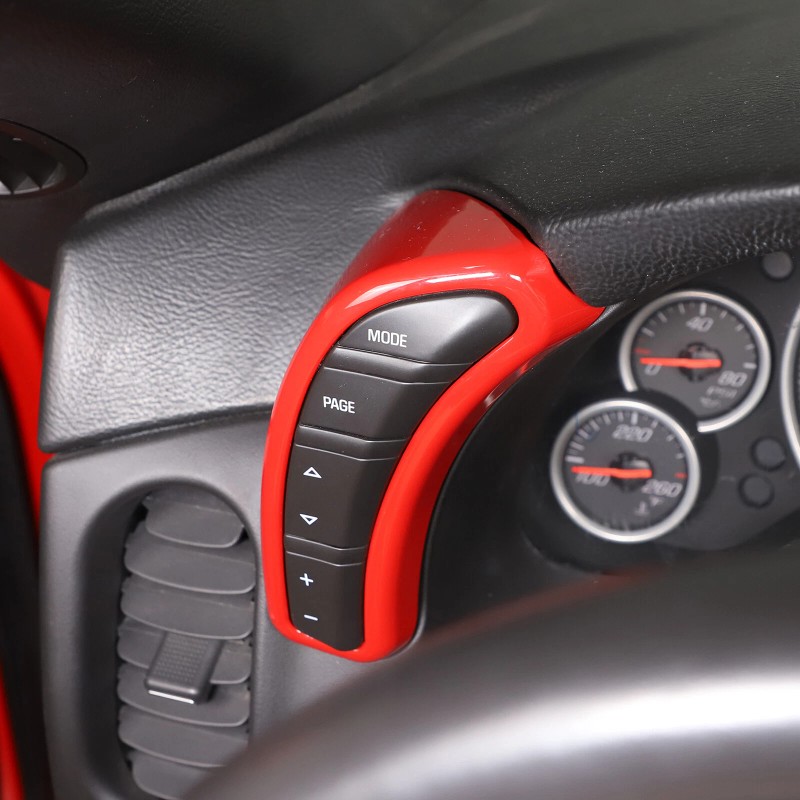 autotrim000 2PCS Red Dashboard Side Speedometer Button Switch Fit For