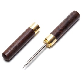 Grandios GD-ICEPICK Wood Grain Ice Pick, Thin, Ice Breaking, Cocktail, Camping, BBQ, Protective Cap Included, Outdoor Activities