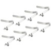 PATIKIL 8x6mm Kayak Paddle Snaps 8pcs Pole Push Button Spring