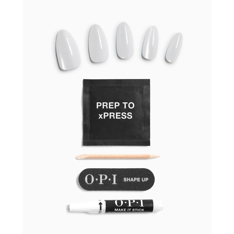 OPI xPRESS/ON Press On Nails Glass Slipper