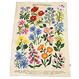 Wild Flowers Cotton Tea Towel