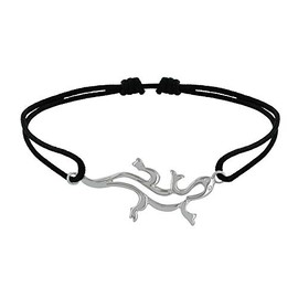 LES POULETTES BIJOUX - Sterling Silver Link Salamander Bracelet, Sterling Silver