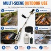 Brightpik Dual-Nozzle Propane Weed Torch, Weed Burner with 11.5 FT