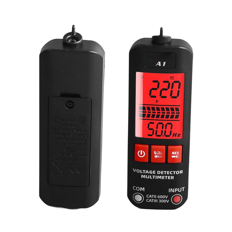 Digital Multimeter 2 Modes Voltage Detector Frequency Tester Measurement Tool