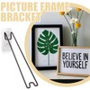 FCKLVMC 6 Pcs 3 Size Adjustable Picture Frame Stand, Stainless