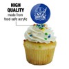 GRAPHICS & MORE Hampton University Pirates Logo Cupcake Picks Toppers