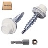 SKIR'CO Pack of 25 Roofing Screws 4.8 x 25 mm