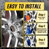 DewFlew 4Pcs Wheel Center Caps for Chevy S10 Blazer Wheel