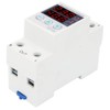 Fafeicy Inteligente monofásico ajustable sobretensión bajo voltaje protector de corriente,