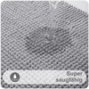 Homaxy Chenille Bathroom Rug, Non-Slip Bath Mat, Washable Bath Mat,