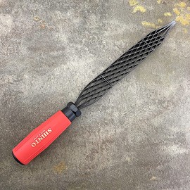 Guitar Tools USA Shinto Saw Rasp - E1201, 9" Blade, Double-Sided, Fine & Extra-Fine Teeth, Non-Clogging Design