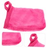 SAFIGLE Deep Cleansing Face Scrub Mitt Reusable Microfiber Makeup Remover