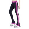 NY2 SPORTSWEAR Figure Skating Practice Pants with Side Stripe Fuchsia/Two