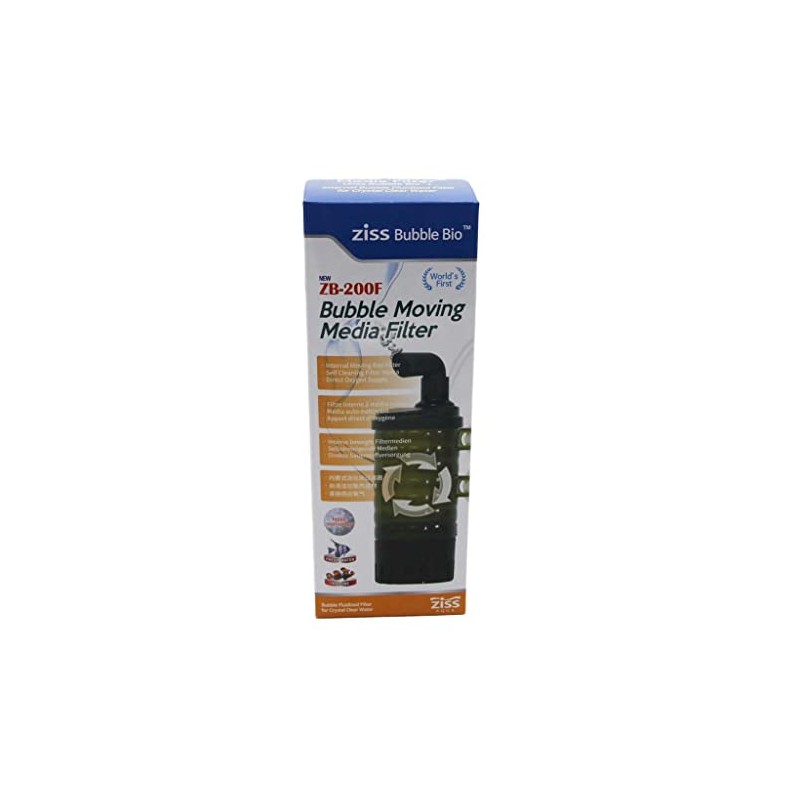 Ziss Aqua Bubble Bio Moving Media Filter For Fish (ZB-200F)