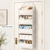 5-Shelf Over Door Hanging Storage Organizer with Large Capacity Pockets,