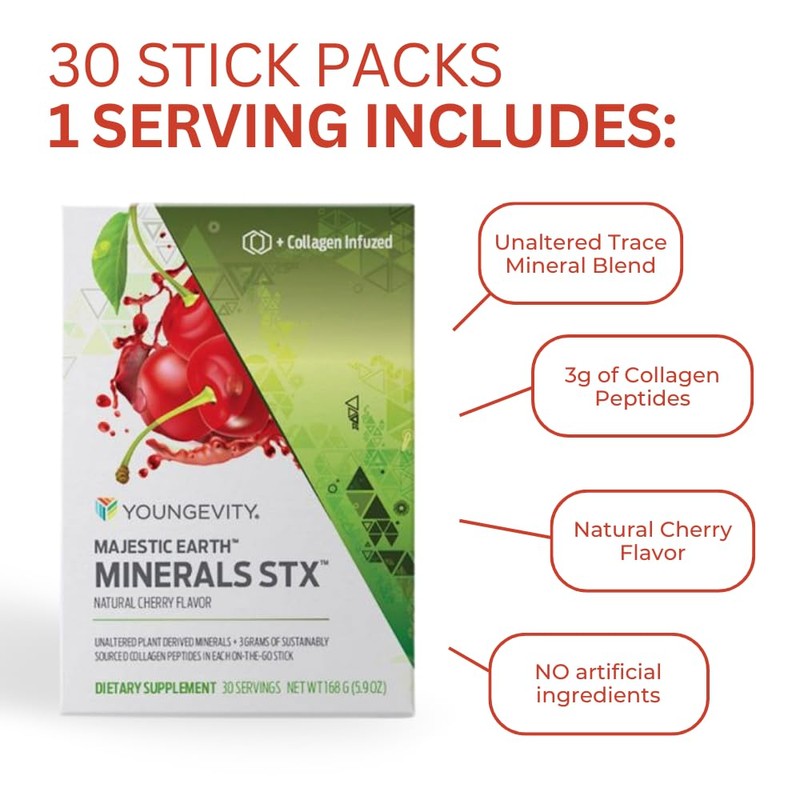 Youngevity Majestic Earth® Mineral STX™ Plant Derived Minerals Powder