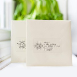 Avery Clear Address Labels with Easy Peel for Laser and Inkjet Printers, 1" x 2-5/8", Glossy Clear, Rectangle, 300 Labels, Permanent (7666) Made in Canada