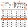 30 PCS Threaded Inserts M6 (6MM) X 15MM Threaded Inserts