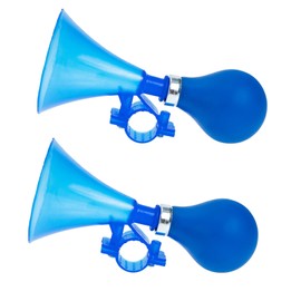 2pcs Horn Small Air Horn Kids Bike Horn Scooter Horn Children's Bell Plastic Blue Vintage