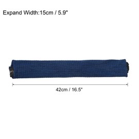 sourcing map 2pcs Office Chair Arm Covers, Office Chair Armrest Covers Stretchable Computer Chair Arm Covers Protectors for Office Gaming Chair, Navy Blue