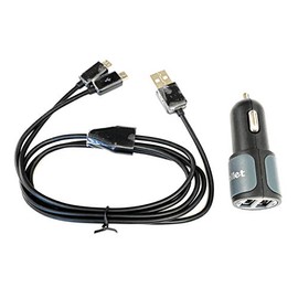 DCPOWER Car Power Adapter and Y-Split Cord Replacement for Cobra RX680, RX685 FRS Walkie Talkie 2-Way Radio