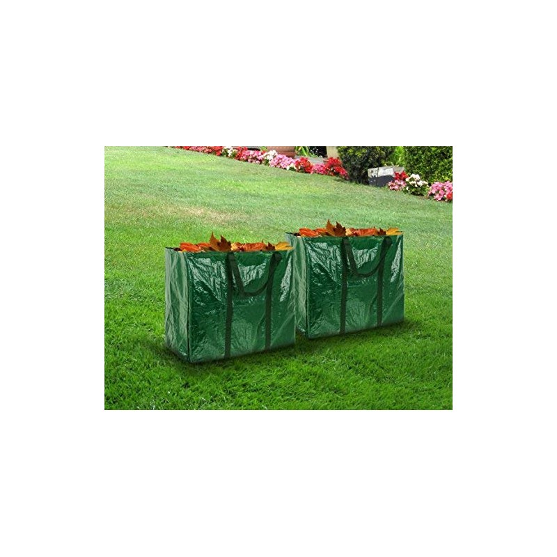 LIVIVO Set of 2 Heavy Duty Reusable 150L Garden Waste