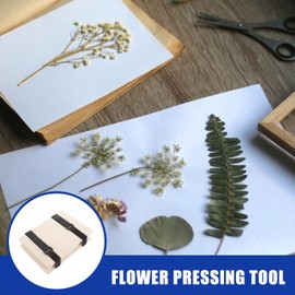 SEWACC 1set Press Kit Easy Dried Pressing Tool for Crafts Plant Specimen Maker for Greeting Cards and Scrapbooking
