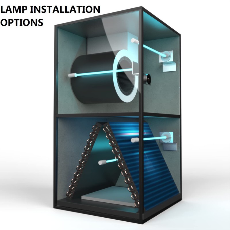 hqtelecom 120V UV Lamp for HVAC Coil Systems (up to
