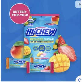 Morinaga  HI-CHEW Mango Strawberry Fruit Chew Candy:-Reduced Sugar: 2.12oz See Below