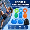 9 Pcs Ejercitador de Agarre, Ejercitador de Mano