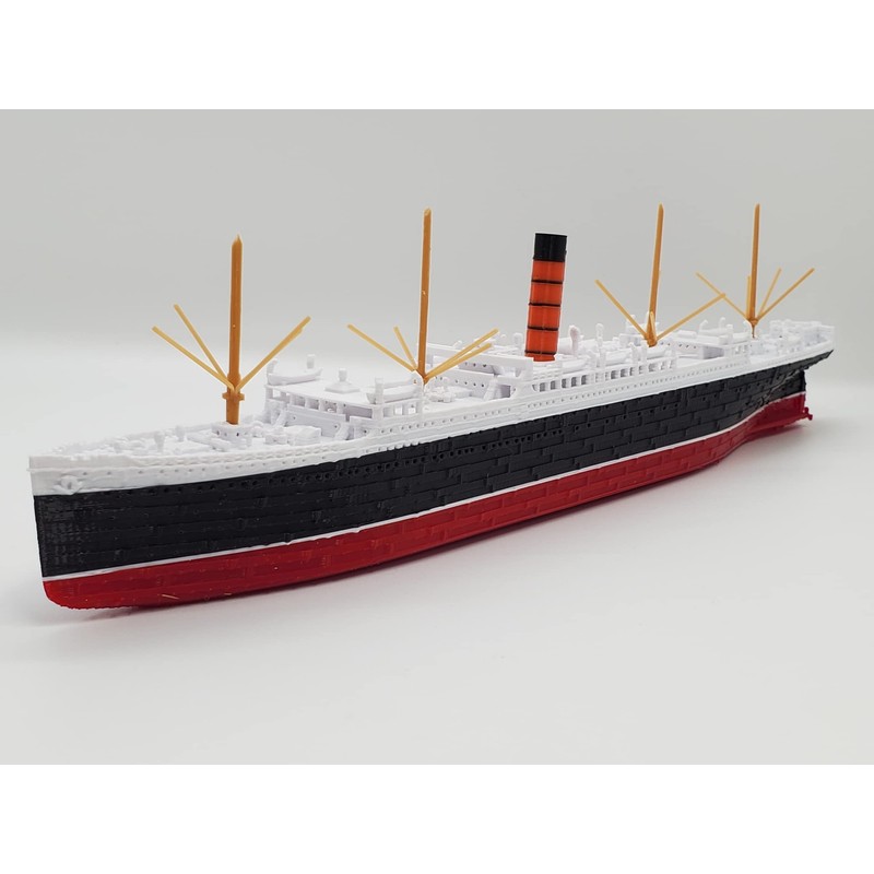 Generic RMS Carpathia Model - Highly Detailed Replica, Historically Accurate,
