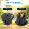 Narcilors Lawn Mower Tractor Ignition Switch with 2 Keys 4