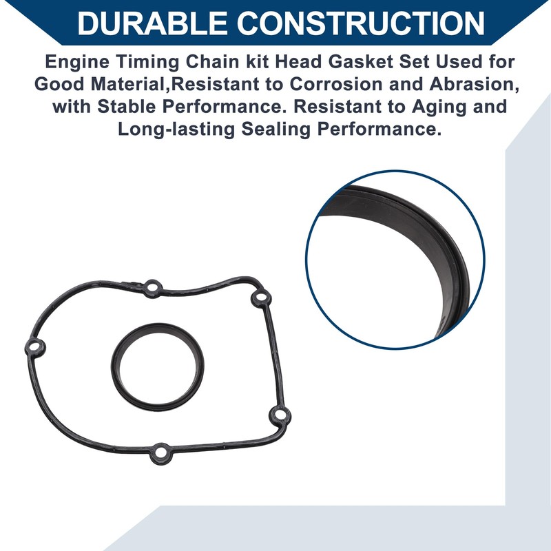 Hihaha 06H103269H Engine Timing Lid Gasket Set for A3 2.0L