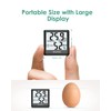Thermometer Hygrometer Indoor hoyiours Digital Thermo-Hygrometer with Large LCD Screen,