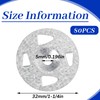 Washers for Installation of Foam Board Panels 1-1/4 Inch Galvanized
