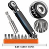 23-in-1 Right Angle Ratcheting Screwdriver Set – 90-Degree Offset Low-Profile